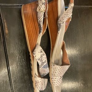 Cole Haan Roccia Snakeskin sandals